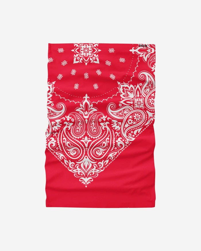 Red & White Bandana Gaiter Scarf FOCO - FOCO.com