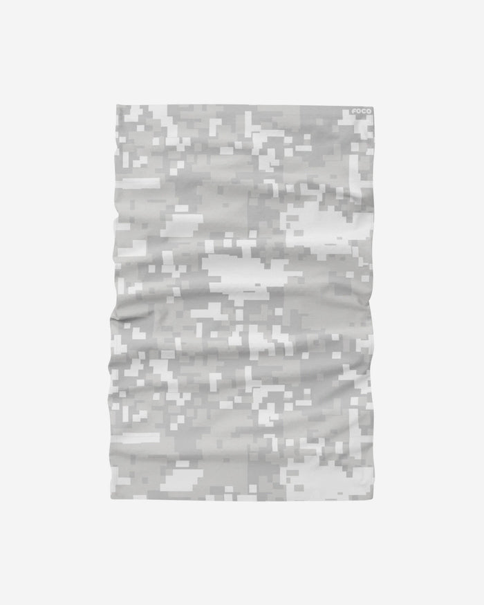 White Digital Camo Gaiter Scarf FOCO - FOCO.com