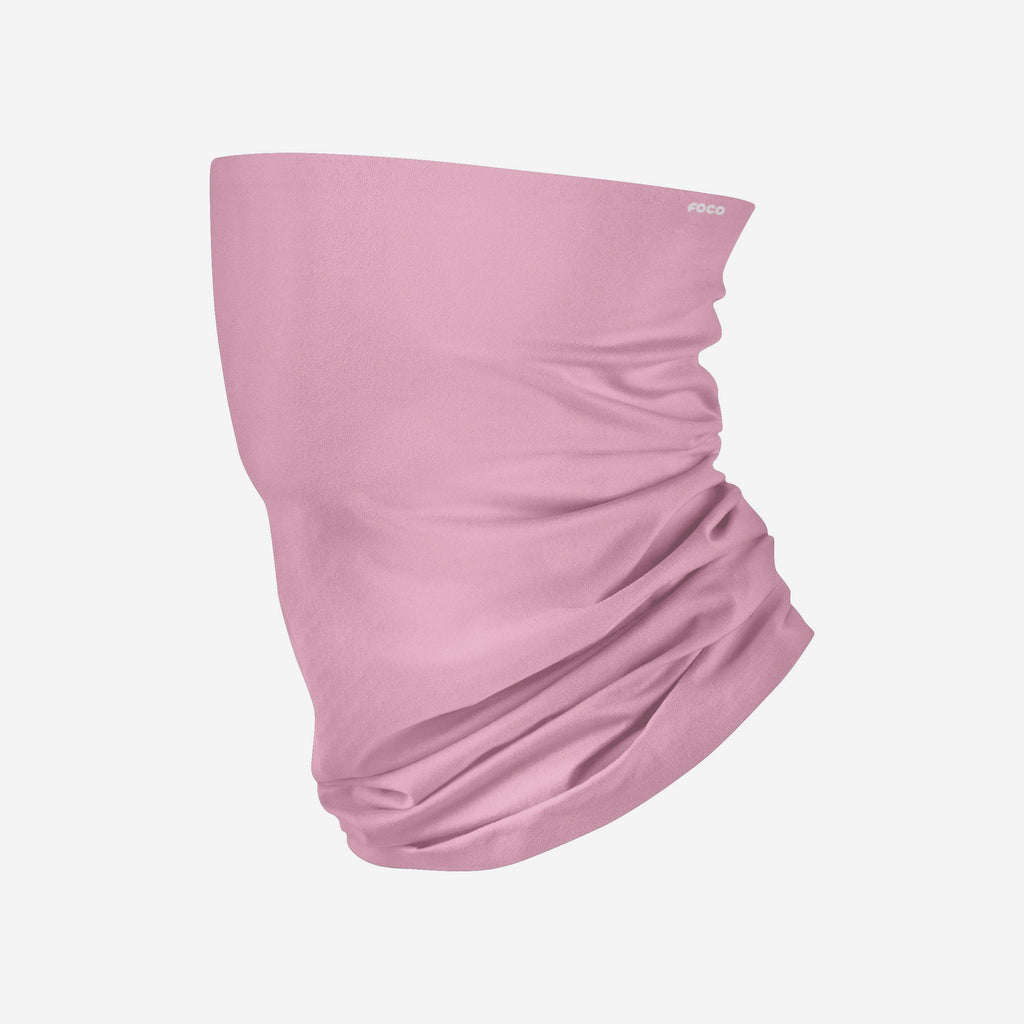 Solid Pastel Pink Gaiter Scarf FOCO - FOCO.com