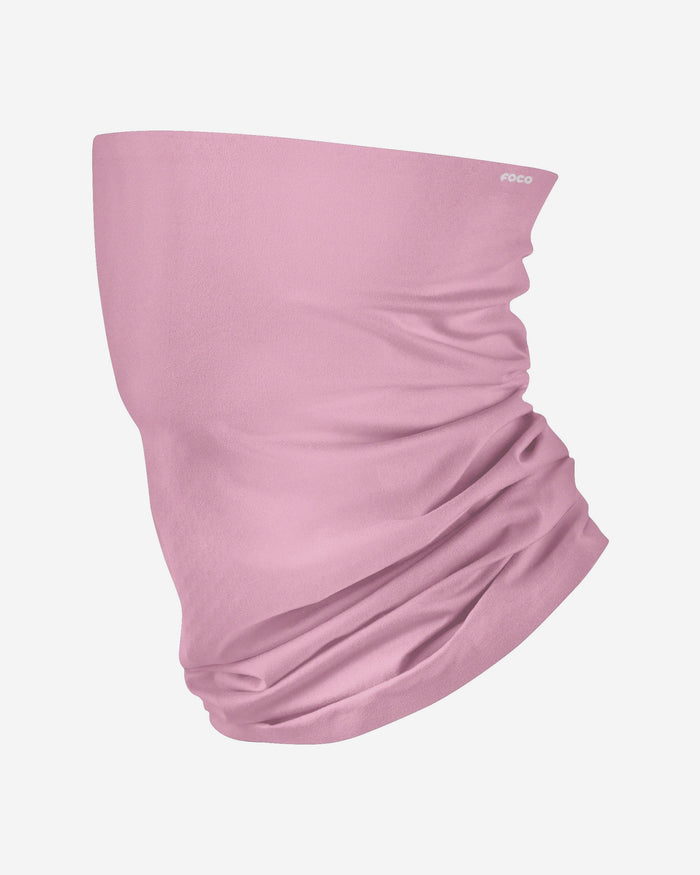 Solid Pastel Pink Gaiter Scarf FOCO - FOCO.com