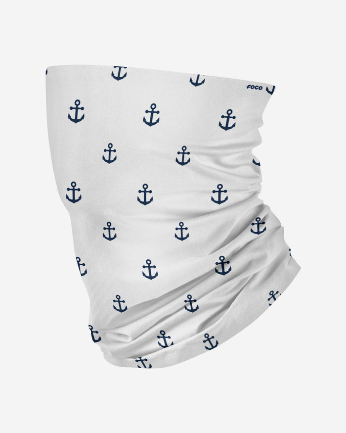 White Anchor Gaiter Scarf FOCO - FOCO.com