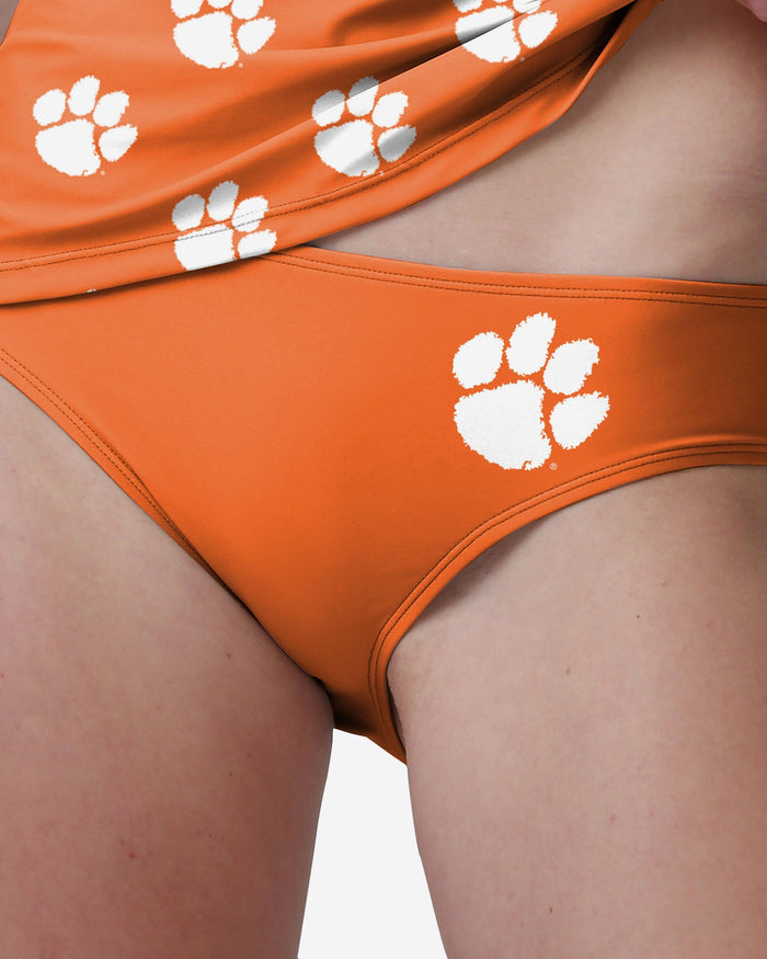 Clemson Tigers Womens Mini Logo Bikini Bottom FOCO - FOCO.com
