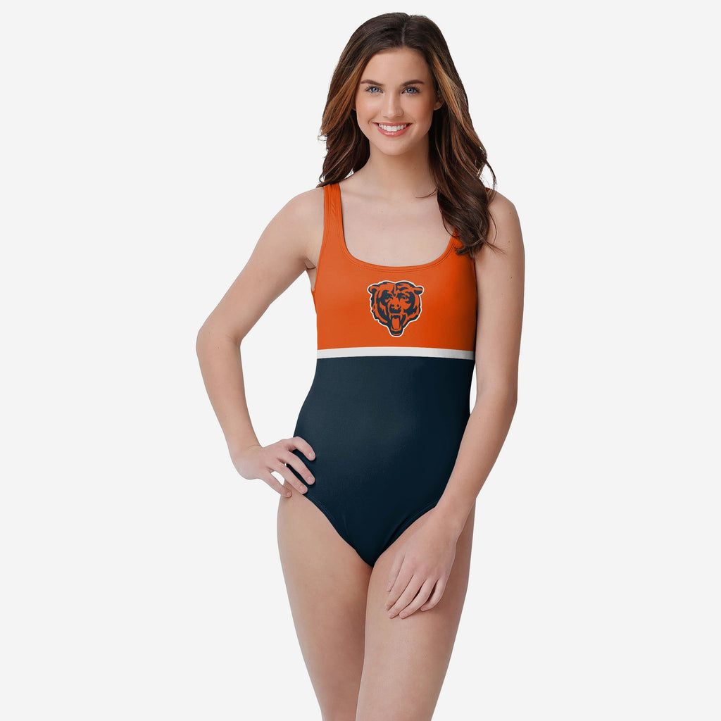 Chicago Bears Womens Beach Day One Piece Bathing Suit FOCO S - FOCO.com
