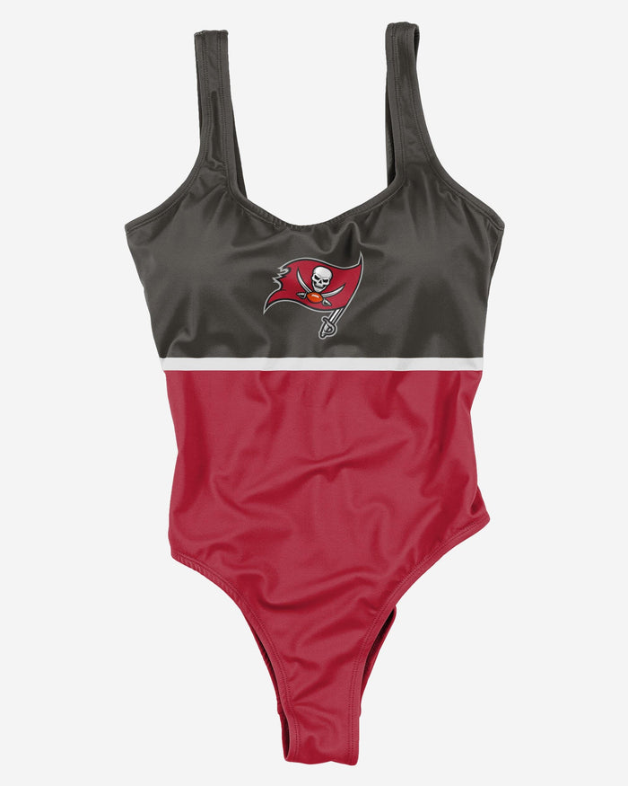 Tampa Bay Buccaneers Womens Beach Day One Piece Bathing Suit FOCO - FOCO.com