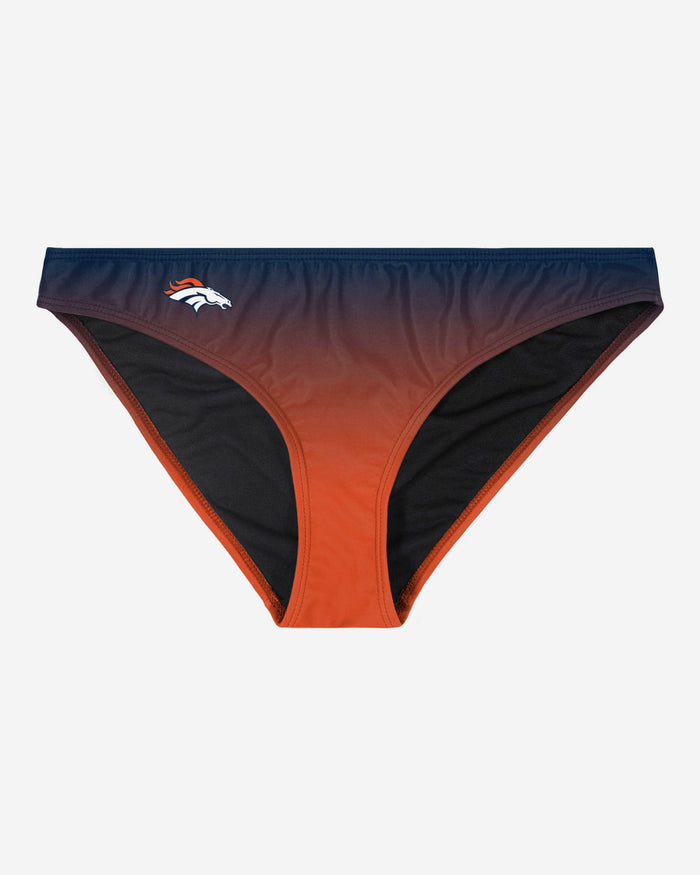 Denver Broncos Womens Gradient Big Logo Bikini Bottom FOCO - FOCO.com