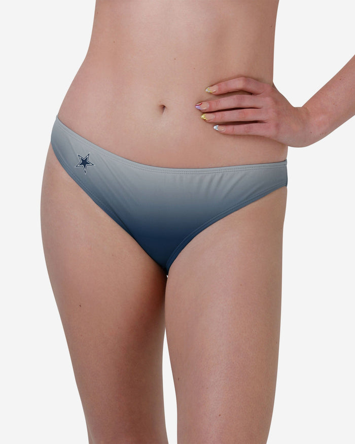 Dallas Cowboys Womens Gradient Big Logo Bikini Bottom FOCO S - FOCO.com