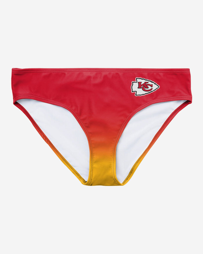 Kansas City Chiefs Womens Gametime Gradient Bikini Bottom FOCO - FOCO.com