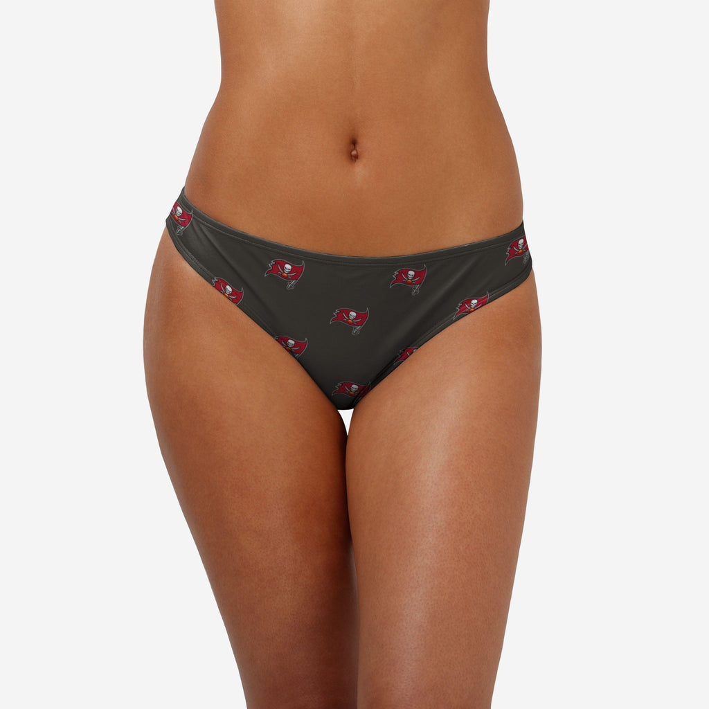 Tampa Bay Buccaneers Womens Mini Print Bikini Bottom FOCO S - FOCO.com