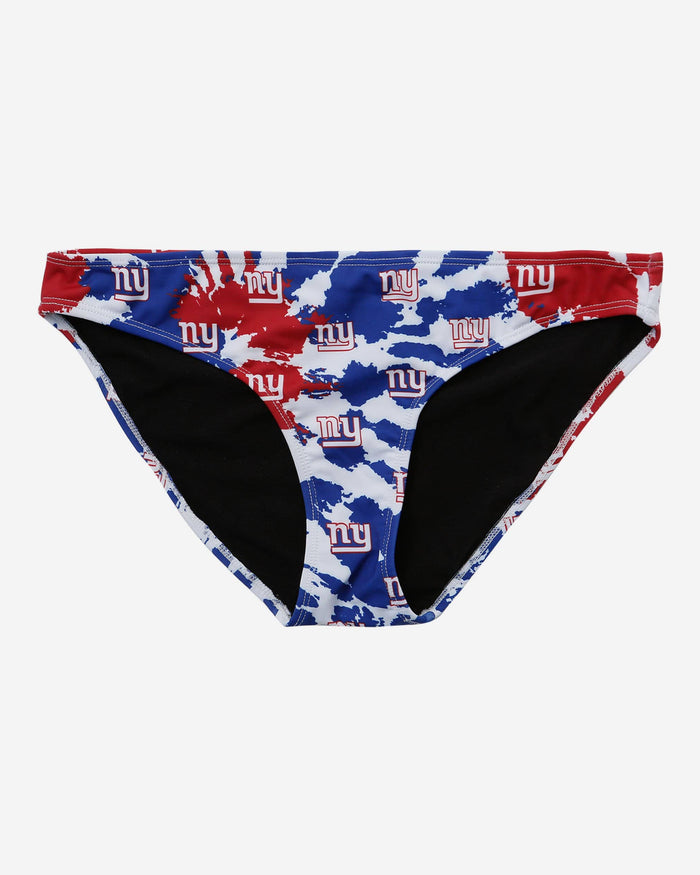 New York Giants Womens Paint Splash Bikini Bottom FOCO - FOCO.com
