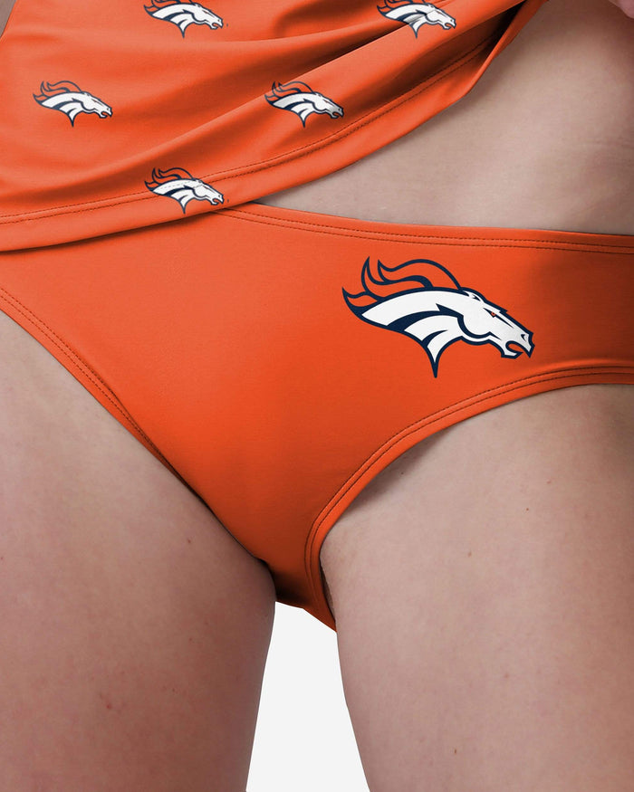 Denver Broncos Womens Mini Logo Bikini Bottom FOCO - FOCO.com