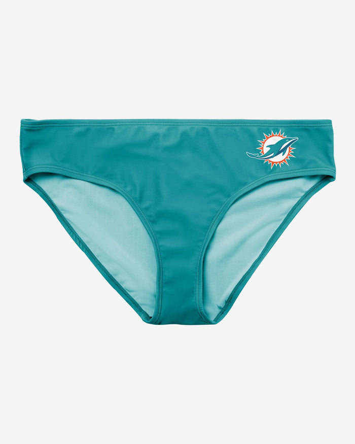 Miami Dolphins Womens Mini Logo Bikini Bottom FOCO - FOCO.com