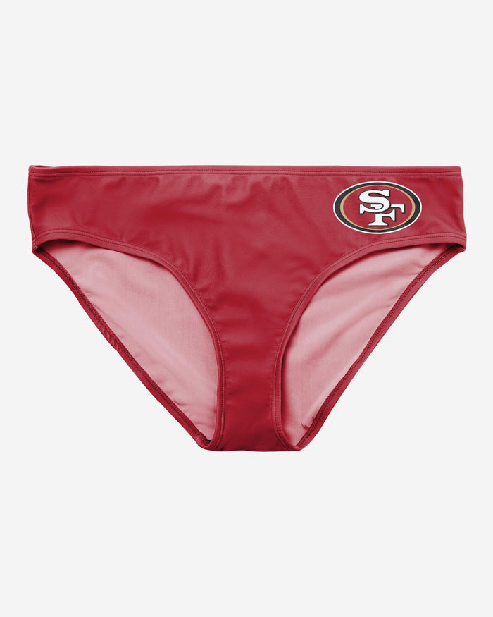 San Francisco 49ers Womens Mini Logo Bikini Bottom FOCO - FOCO.com