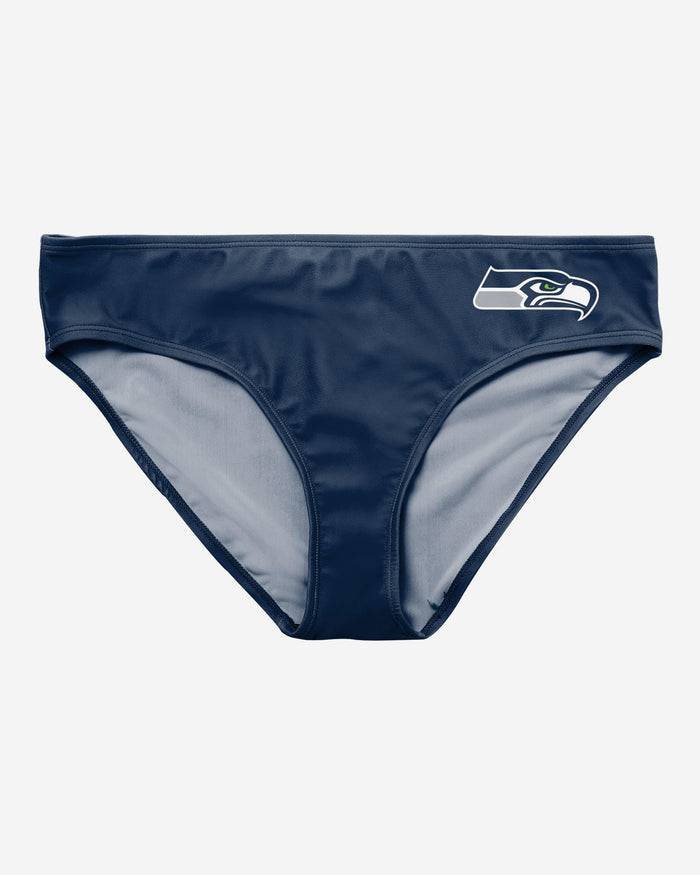 Seattle Seahawks Womens Mini Logo Bikini Bottom FOCO - FOCO.com