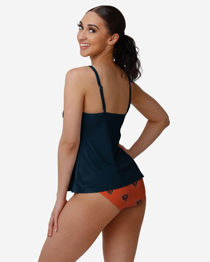 Chicago Bears Womens Summertime Mini Print Bikini Bottom FOCO - FOCO.com