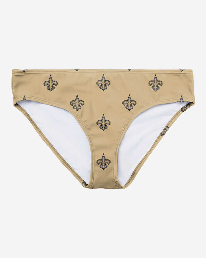 New Orleans Saints Womens Summertime Mini Print Bikini Bottom FOCO - FOCO.com