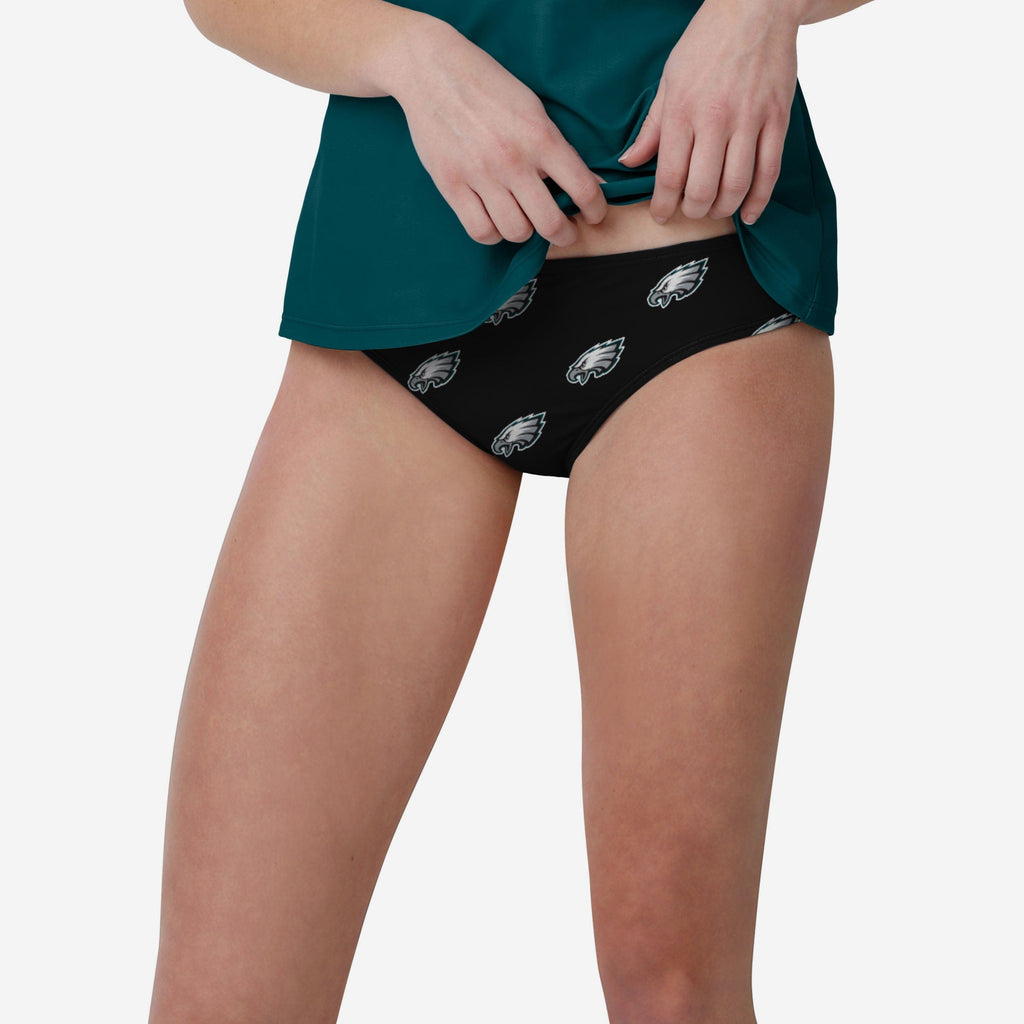 Philadelphia Eagles Womens Summertime Mini Print Bikini Bottom FOCO S - FOCO.com