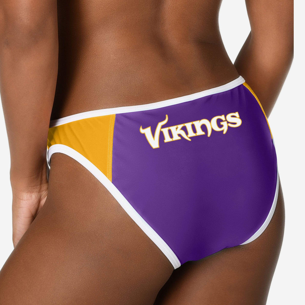 Minnesota Vikings Team Logo Bikini Bottom FOCO - FOCO.com