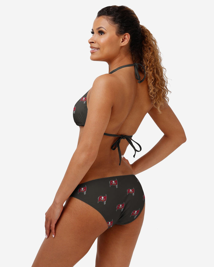 Tampa Bay Buccaneers Womens Mini Print Bikini Top FOCO - FOCO.com