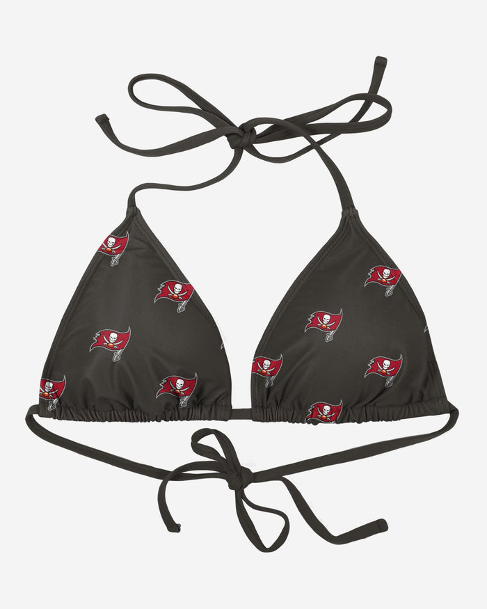 Tampa Bay Buccaneers Womens Mini Print Bikini Top FOCO - FOCO.com