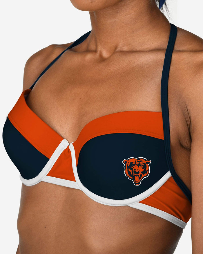 Chicago Bears Team Logo Bikini Top FOCO - FOCO.com