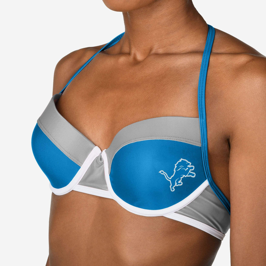 Detroit Lions Team Logo Bikini Top FOCO - FOCO.com