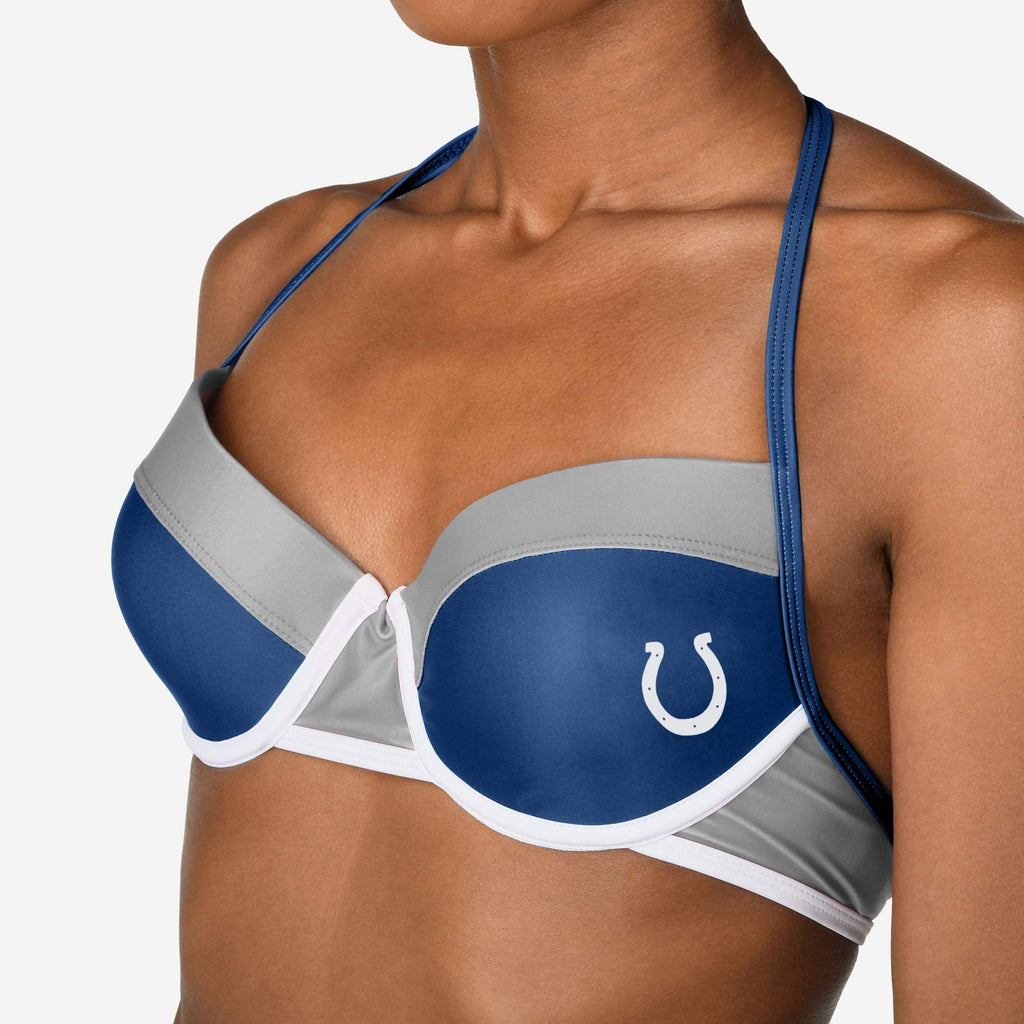 Indianapolis Colts Team Logo Bikini Top FOCO - FOCO.com