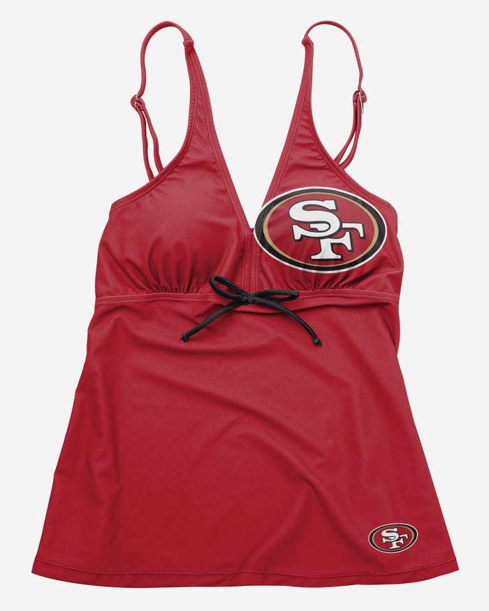 San Francisco 49ers Womens Summertime Solid Tankini FOCO - FOCO.com