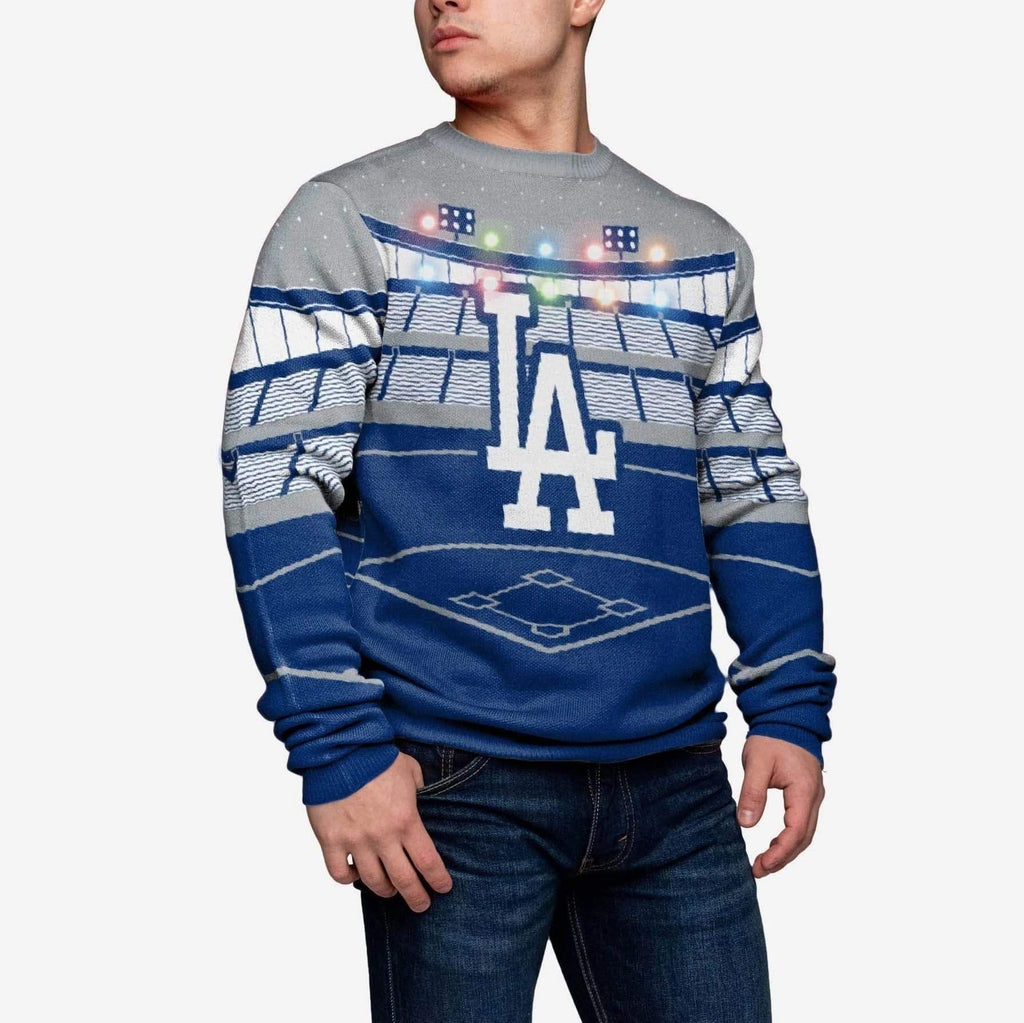 Los Angeles Dodgers Light Up Bluetooth Sweater FOCO S - FOCO.com