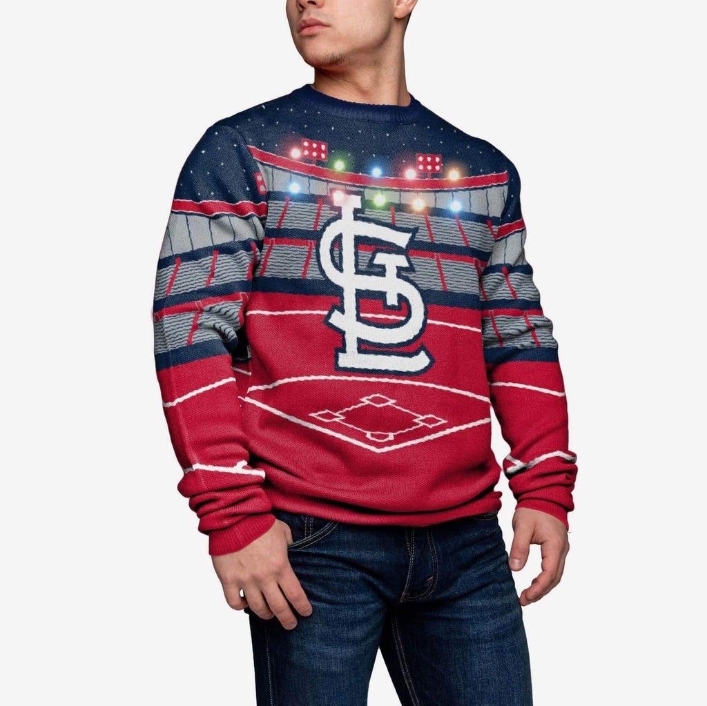 St Louis Cardinals Light Up Bluetooth Sweater FOCO S - FOCO.com