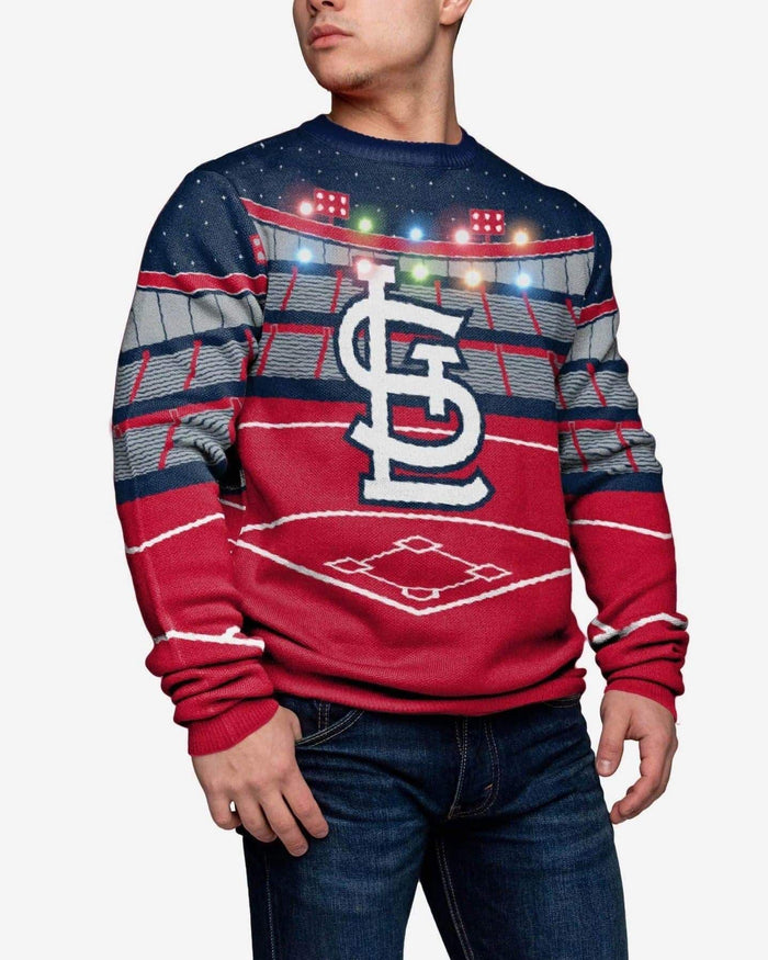 St Louis Cardinals Light Up Bluetooth Sweater FOCO 2XL - FOCO.com