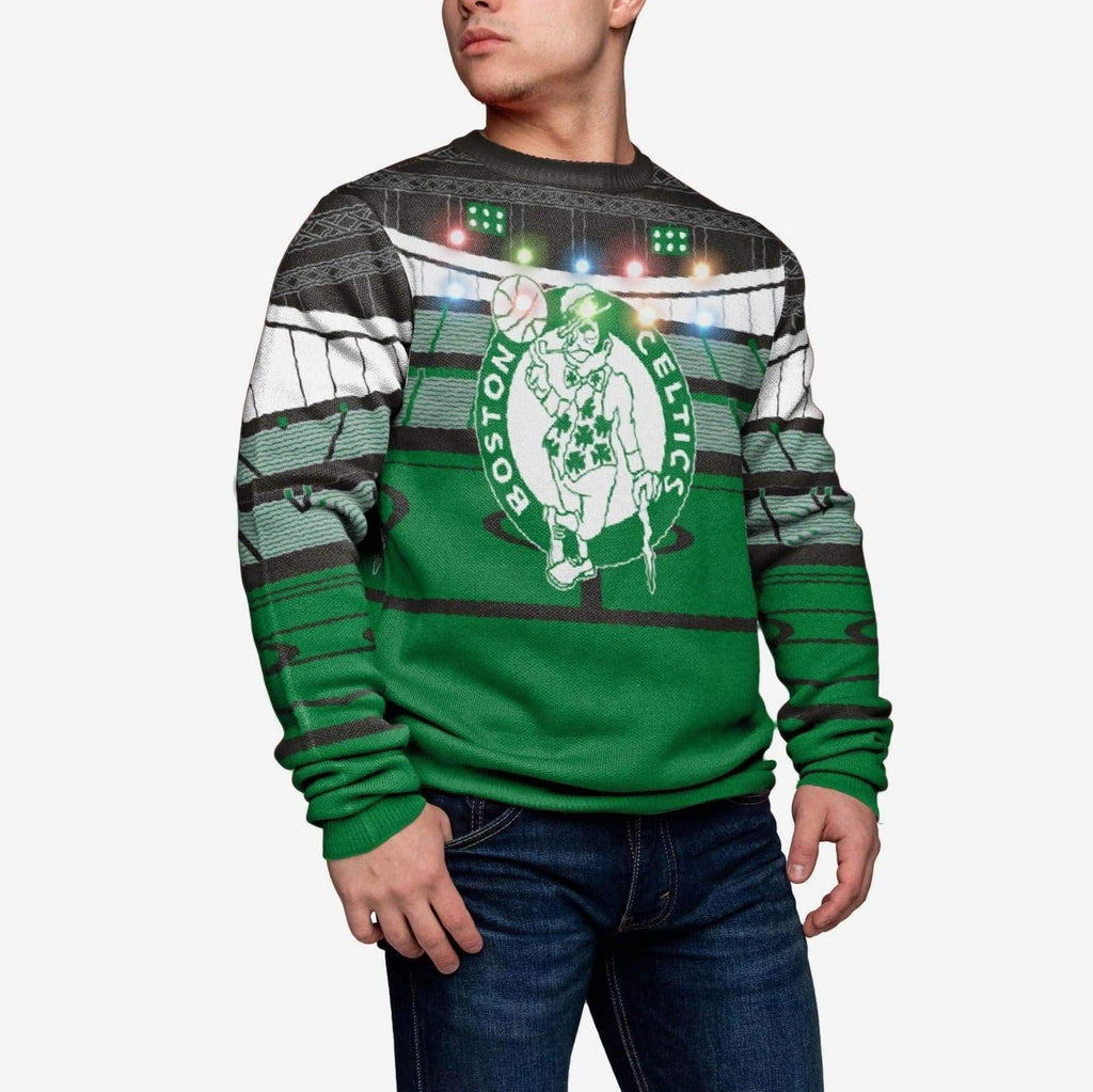 Boston Celtics Light Up Bluetooth Sweater FOCO S - FOCO.com