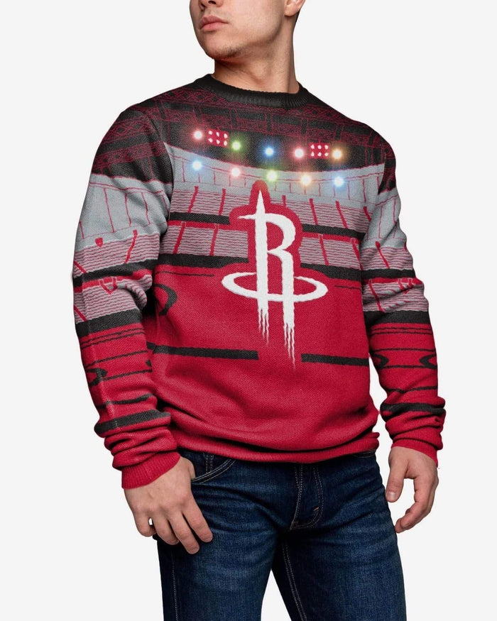 Houston Rockets Light Up Bluetooth Sweater FOCO S - FOCO.com