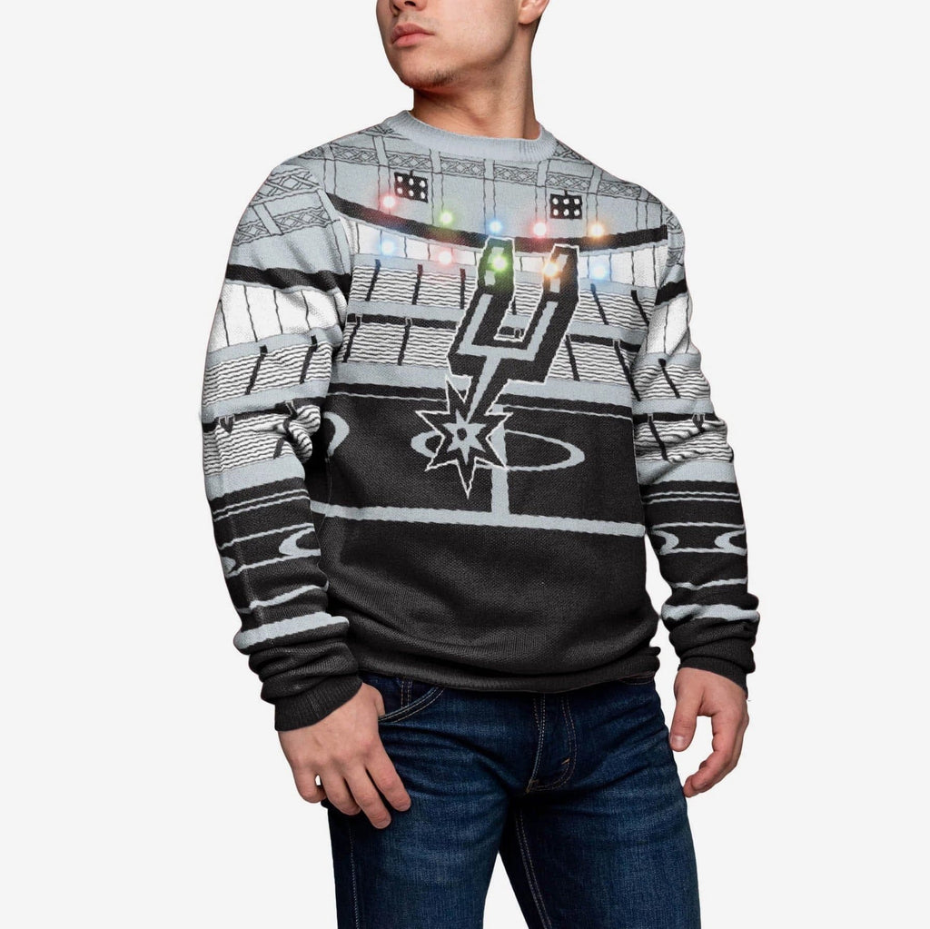 San Antonio Spurs Light Up Bluetooth Sweater FOCO S - FOCO.com
