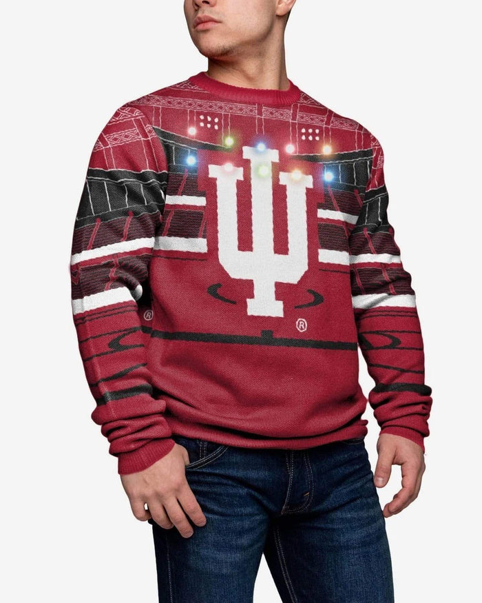 Indiana Hoosiers Light Up Bluetooth Sweater FOCO XL - FOCO.com