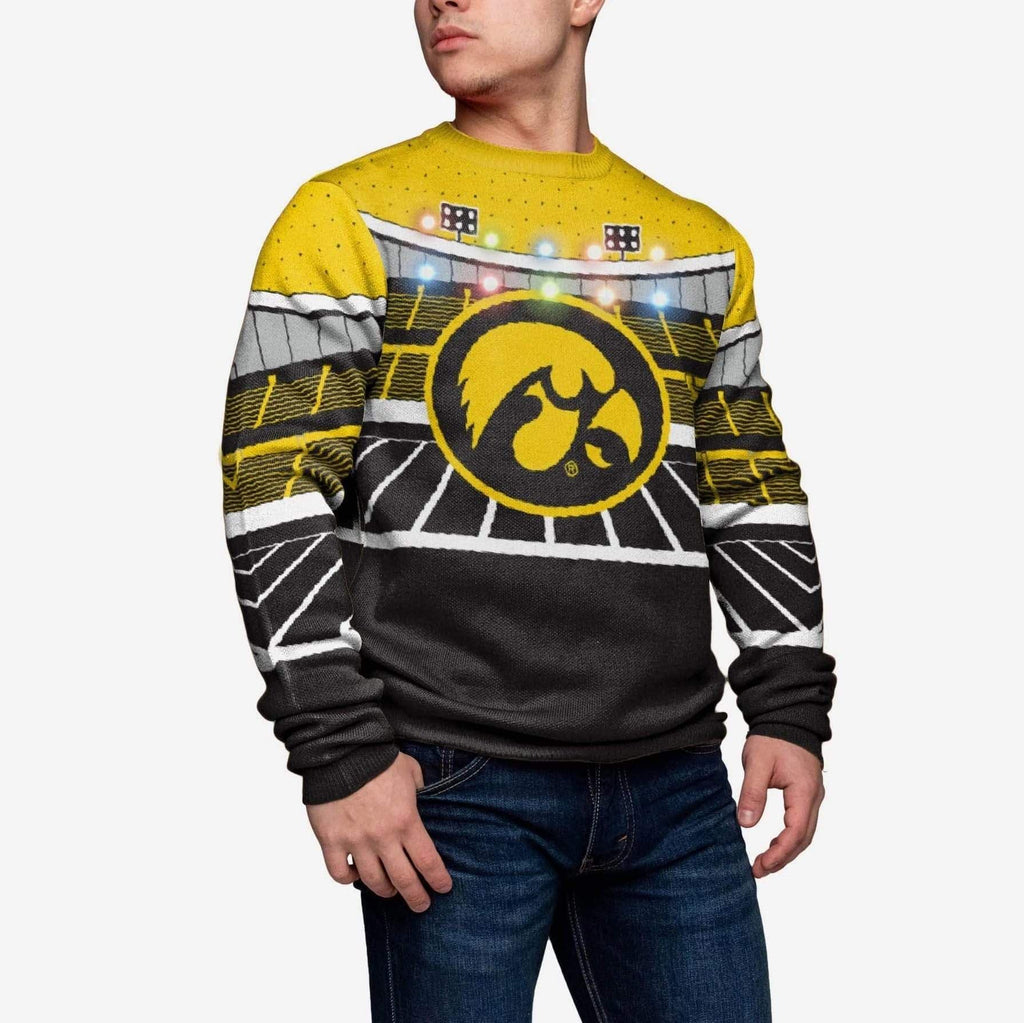 Iowa Hawkeyes Light Up Bluetooth Sweater FOCO S - FOCO.com