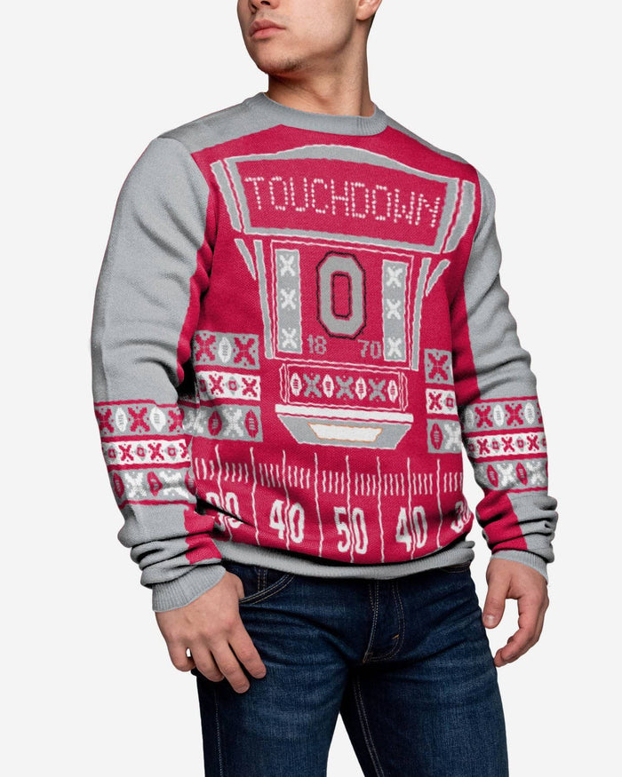 Ohio State Buckeyes Ugly Light Up Sweater FOCO - FOCO.com