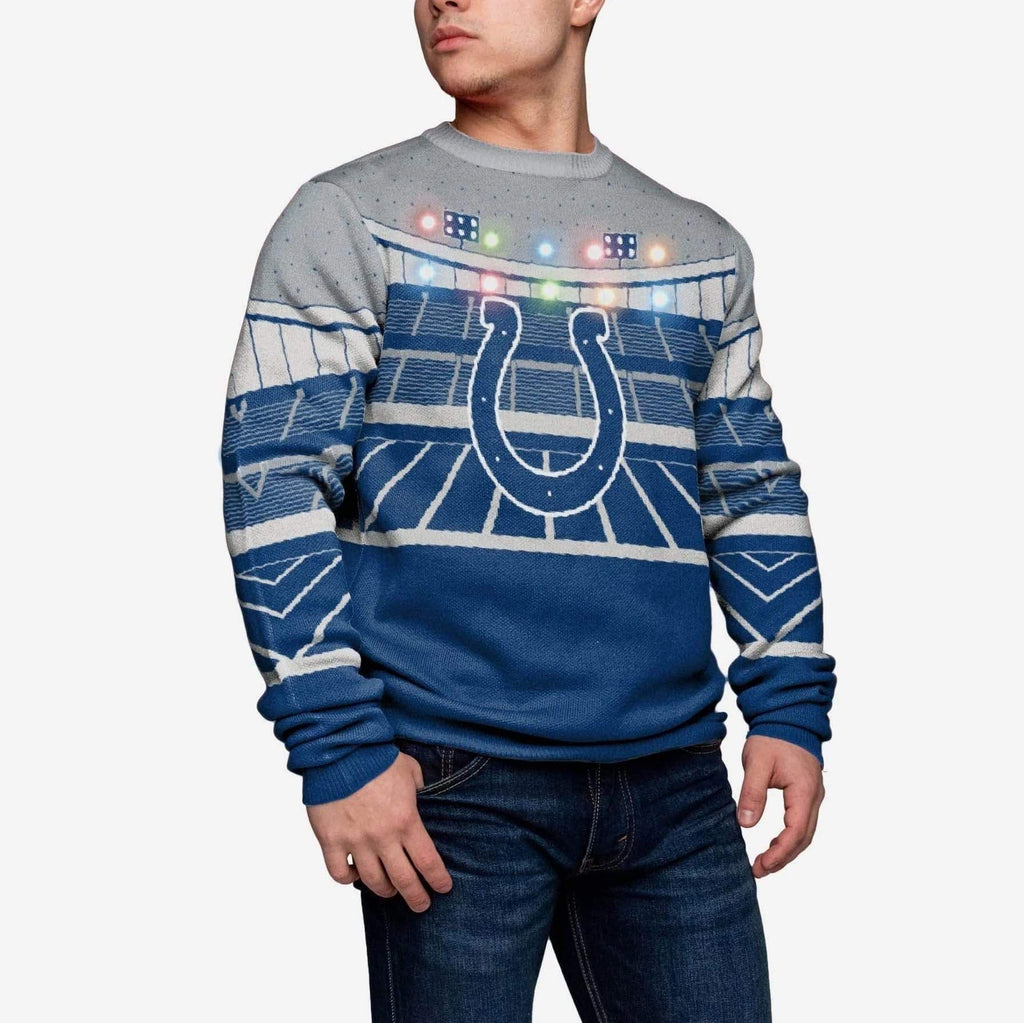 Indianapolis Colts Light Up Bluetooth Sweater FOCO S - FOCO.com