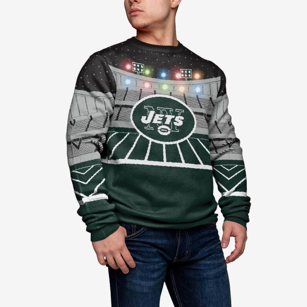 New York Jets Light Up Bluetooth Sweater FOCO S - FOCO.com