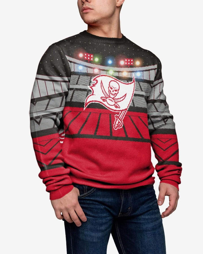 Tampa Bay Buccaneers Light Up Bluetooth Sweater FOCO S - FOCO.com