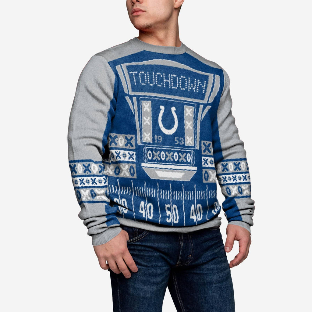 Indianapolis Colts Ugly Light Up Sweater FOCO - FOCO.com