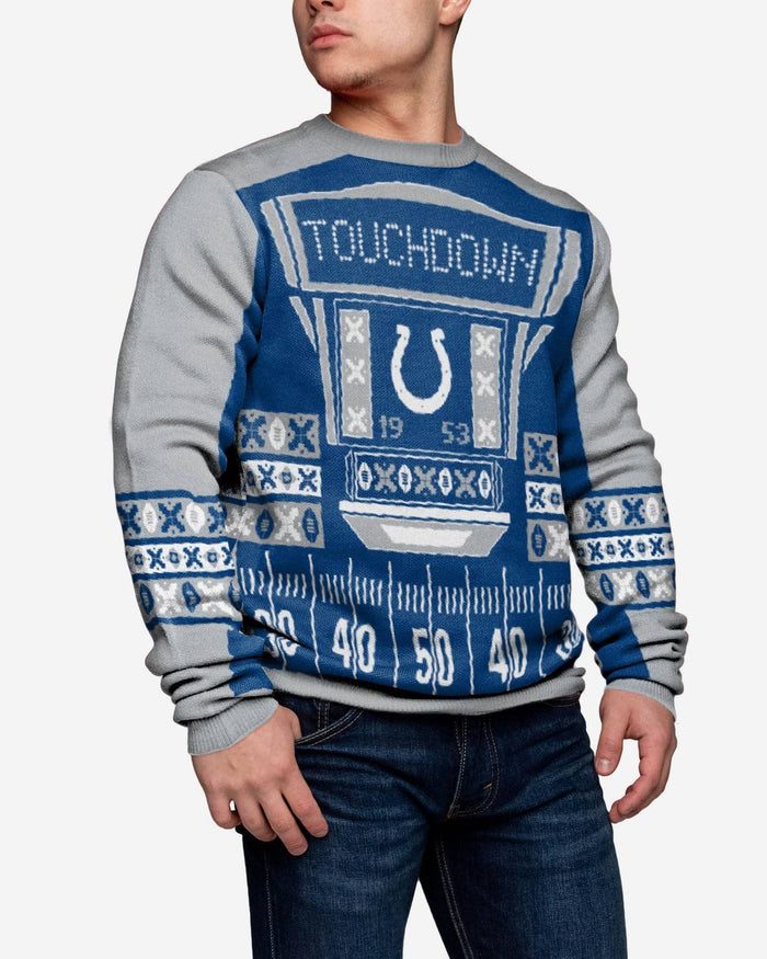 Indianapolis Colts Ugly Light Up Sweater FOCO - FOCO.com