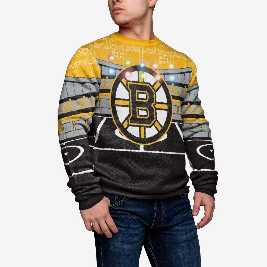 Boston Bruins Light Up Bluetooth Sweater FOCO S - FOCO.com