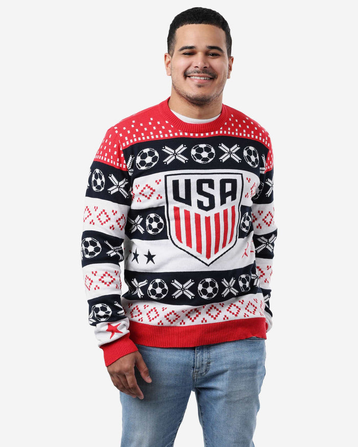 USA Mens Soccer Cotton Knit Sweater FOCO S - FOCO.com