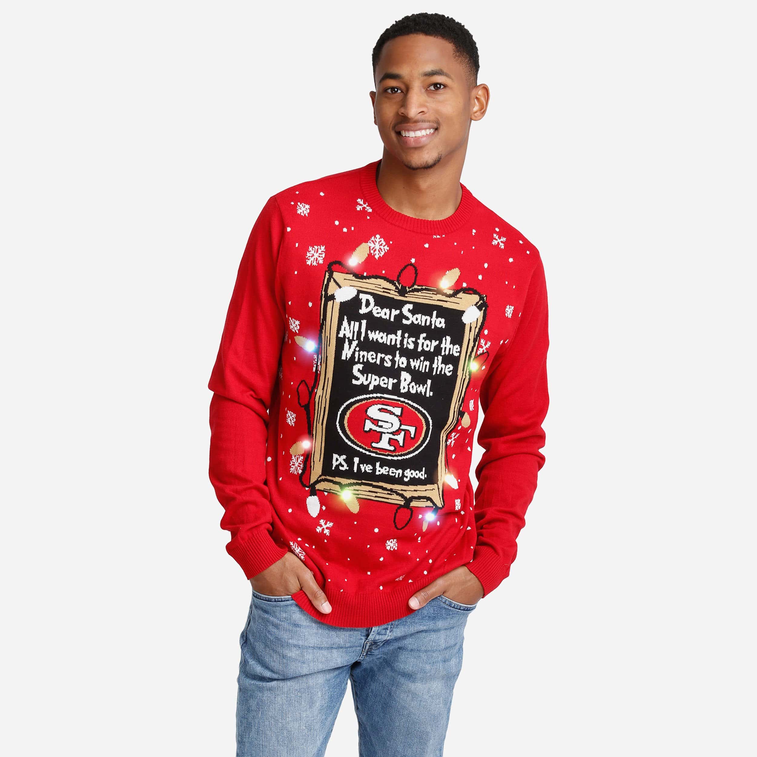 San francisco 49ers hot sale ugly sweater