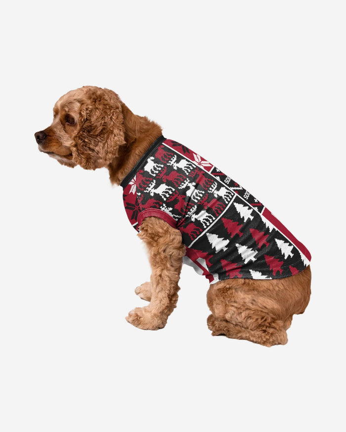Oklahoma Sooners Busy Block Dog Sweater FOCO XS - FOCO.com