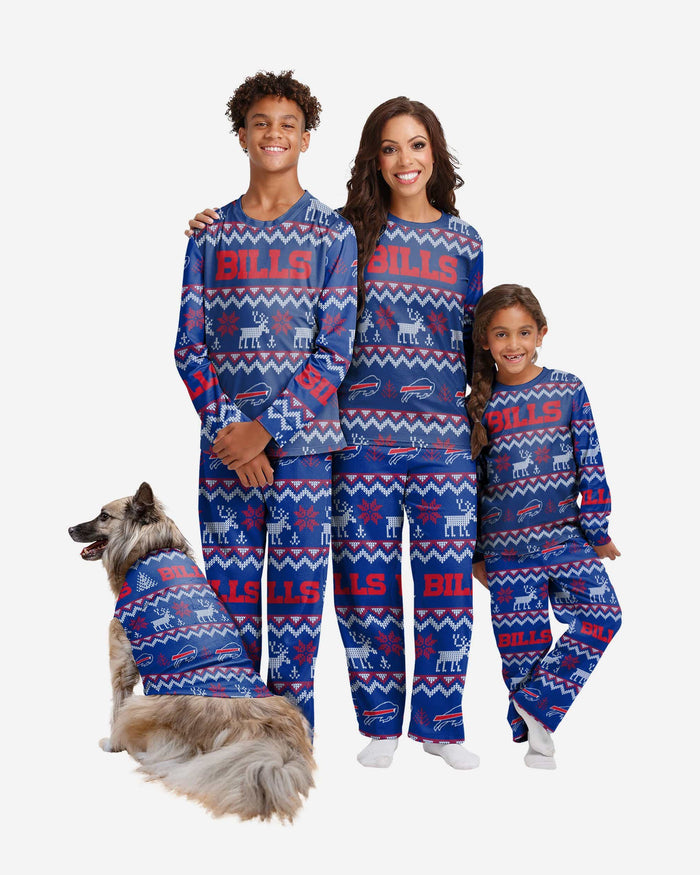Buffalo Bills Dog Family Holiday Ugly Sweater FOCO - FOCO.com
