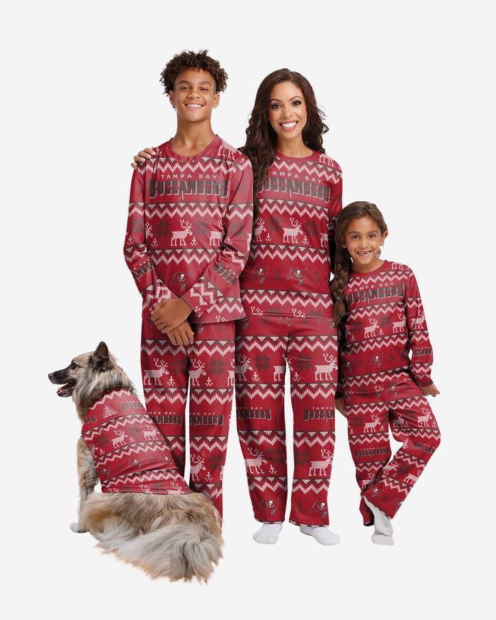 Tampa Bay Buccaneers Dog Family Holiday Ugly Sweater FOCO - FOCO.com