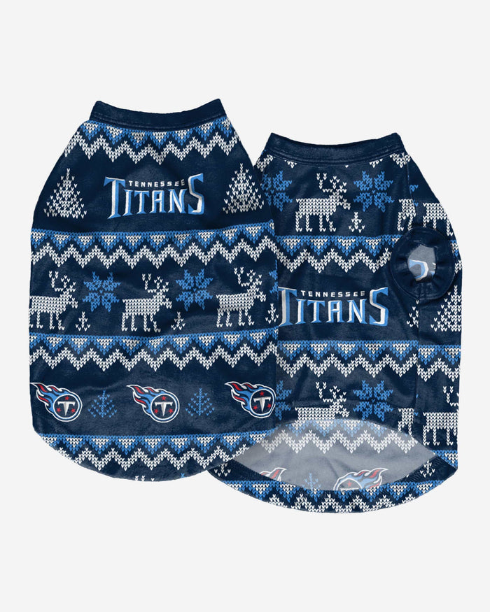Tennessee Titans Dog Family Holiday Ugly Sweater FOCO - FOCO.com