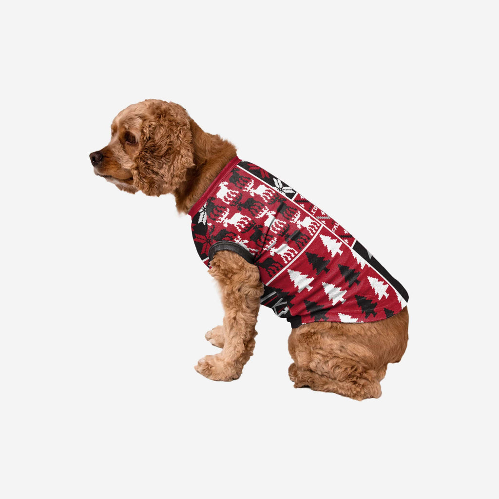 Atlanta Falcons Busy Block Dog Sweater FOCO XS - FOCO.com