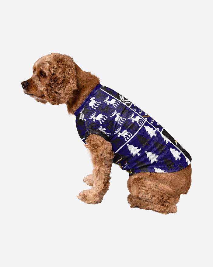 Baltimore Ravens Busy Block Dog Sweater FOCO XS - FOCO.com